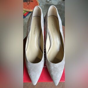 Enzo Angiolini Women's Grey Suede Pumps